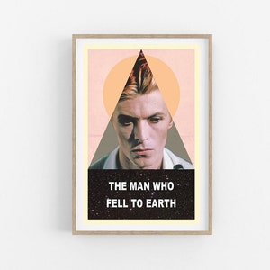 BOWIE- Movie Poster- Minimalist Print- 80s Print- David Bowie- Minimalist Poster- Band Poster- Bowie Print- Music Poster- concert poster