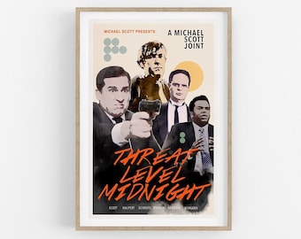 Plakat Threat Level Midnight: Wydruk artystyczny serialu telewizyjnego The Office