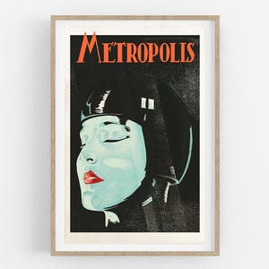 Metropolis Movie Poster: Sci-Fi Minimalist Art Print