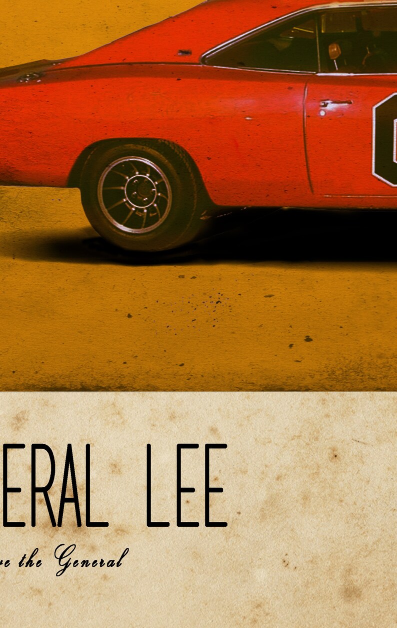 MOVIE CARS POSTERS Famous Movie Cars Vintage Race Car Print Etsy