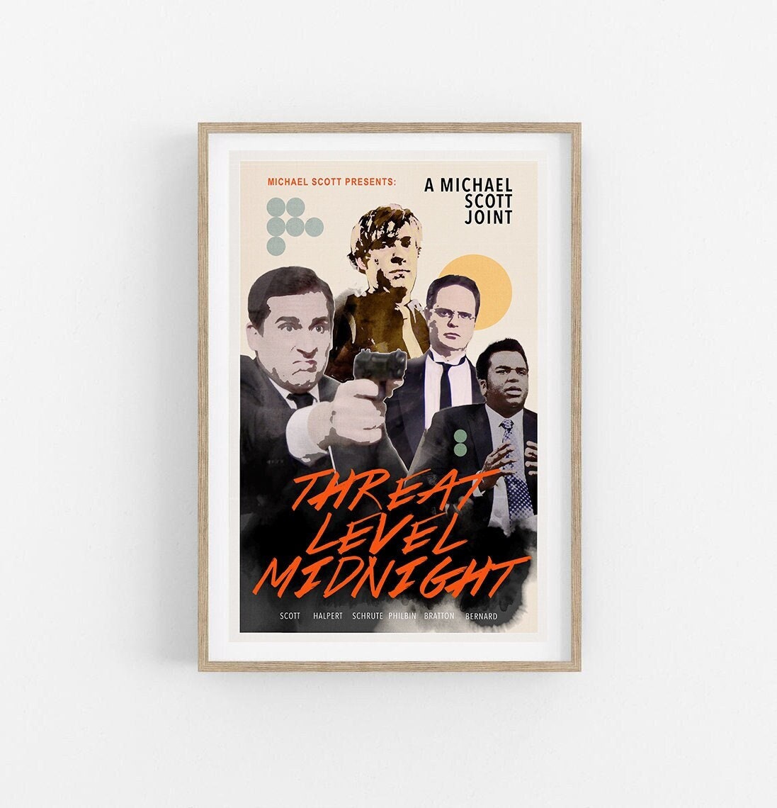 Threat Level Midnight Poster - Etsy