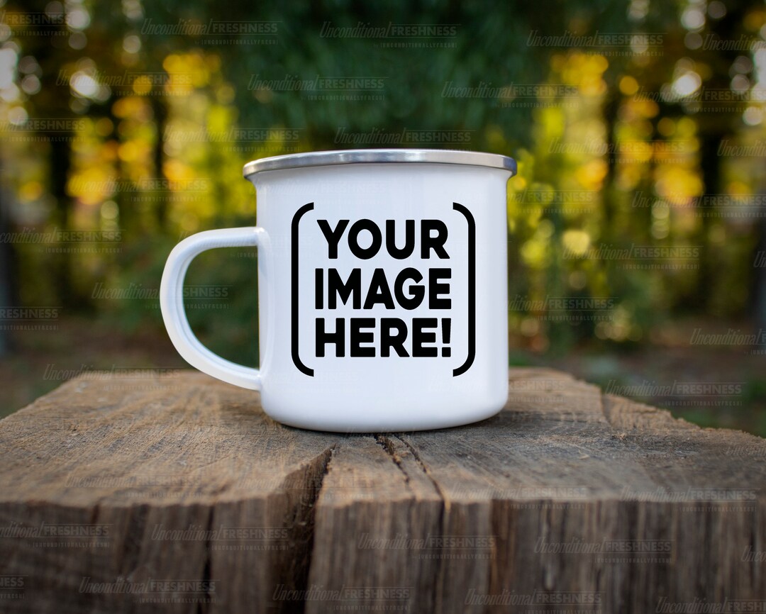 Mug Mockup 11 Oz. Camping Mug Mockup Outdoor White Coffee Etsy