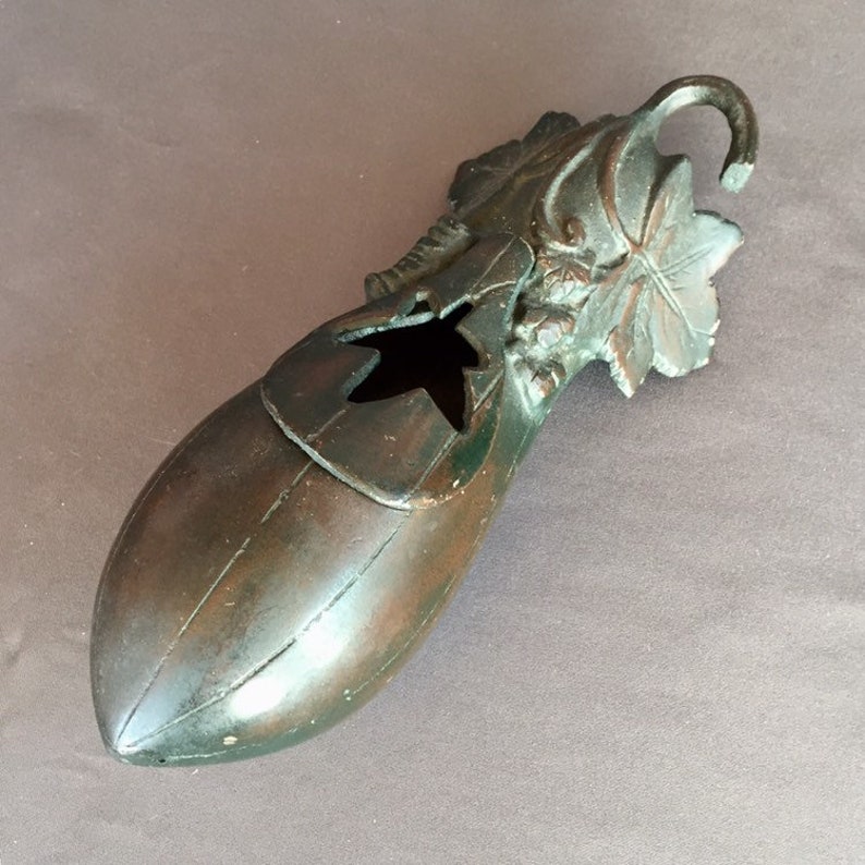 Cast Iron Eggplant Vessel Made in Japan