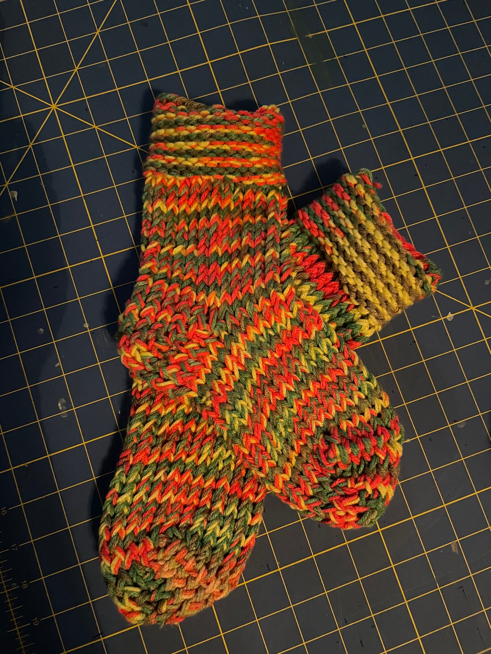 Loom knit socks Etsy
