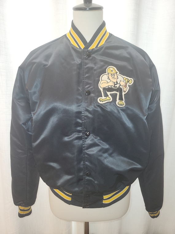 Vintage Purdue University 80's Satin Bomber Jacket