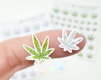 leaf stickers etsy