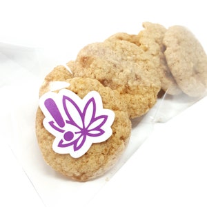 Pegatinas de advertencia para comestibles, estilo 1 *Pegatinas de papel que se retiran - stock final* / Pegatinas de marihuana, pegatinas de marihuana, etiquetas de advertencia para alimentos