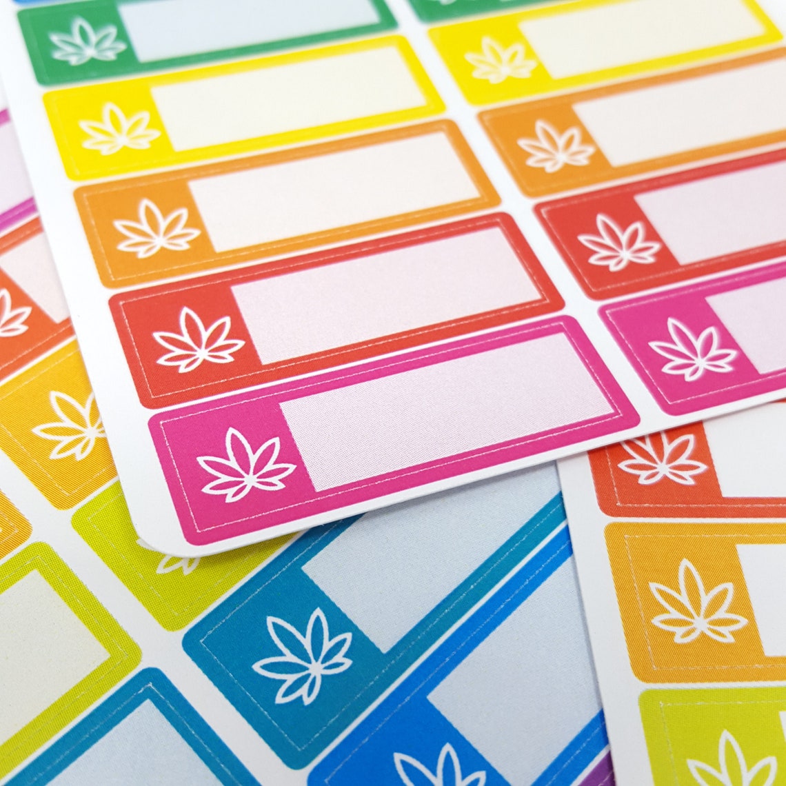 Pot Leaf Appointment Box Stickers Marijuana Happy Planner | Etsy