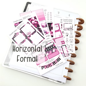 A la carte sheets** Date Night HORIZONTAL Marijuana sticker Kit - BOKEH PINK - *Retiring Design - final stock* - Stone N Bone, Toke N Poke
