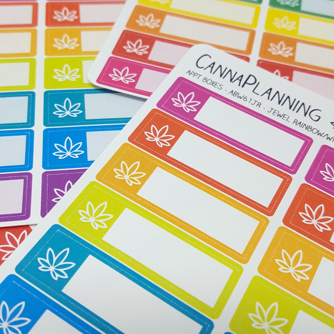 Pot Leaf Appointment Box Stickers Marijuana Happy Planner | Etsy