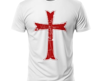 Crusader Knights Templar Cross T-shirt