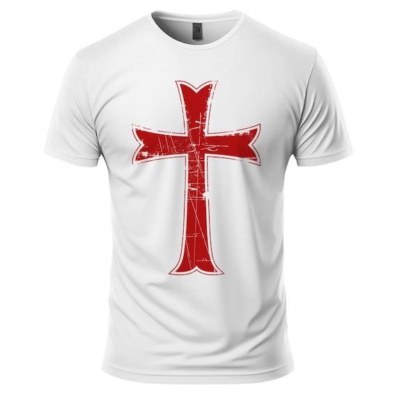 Crusader Knights Templar Cross T-shirt