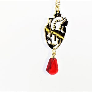Persephone Pomegranate Necklace Pomegranate Seed with Heart Necklace Hades Pendant Olympia Grecian Myths Greek Goddess Persephone Underworld