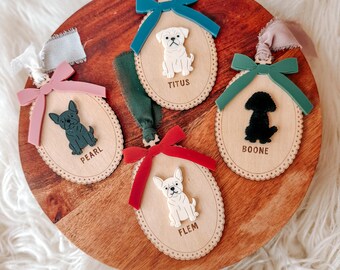 Custom Dog Breed Ornament | Personalized Pet Memorial Keepsake