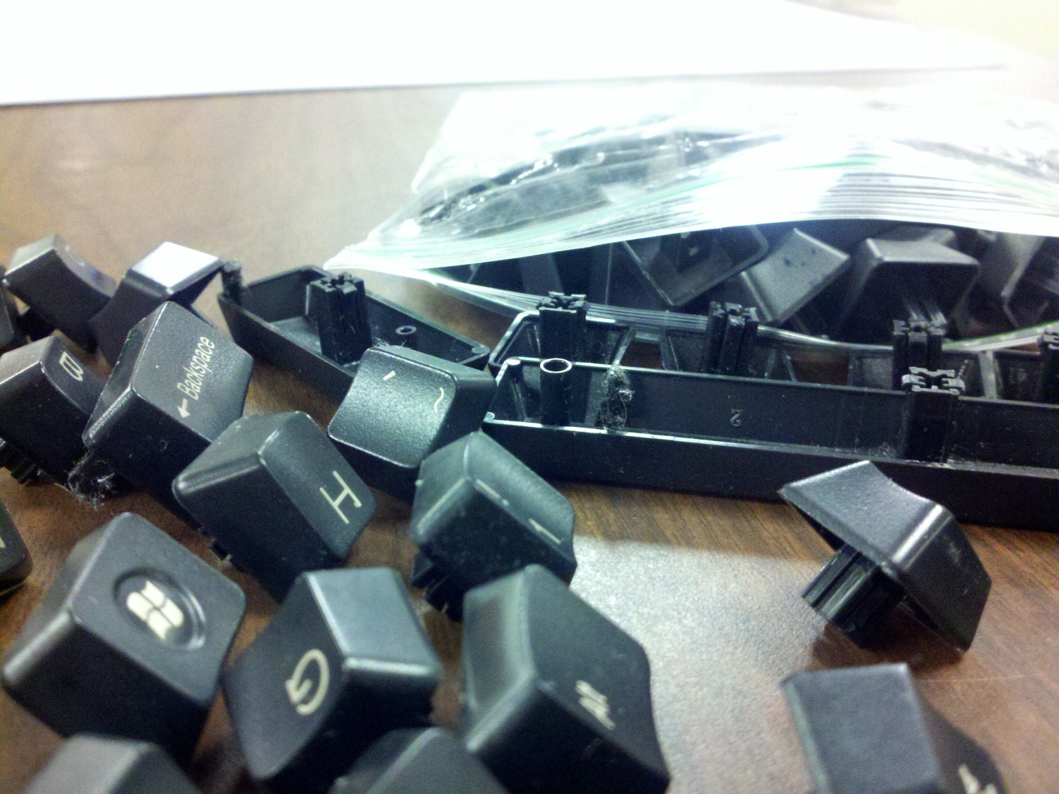 100 Loose Keyboard Keys for Crafts Etsy