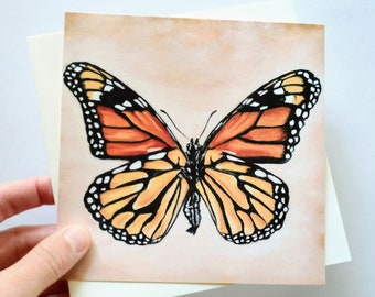 Butterfly Greeting Card | Blank Inside | Print of Original Oil Painting | Nature Card