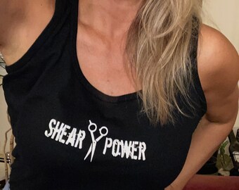 2 Shear Power tanks- black- S,M,L