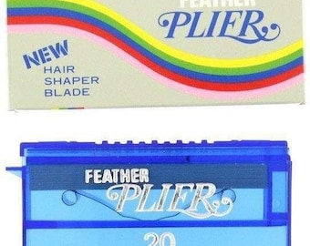 Feather Plier razor blades, 20 pk.