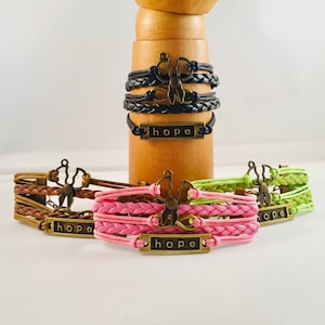 Sale! Scissor Bracelet with &quot;Hope&quot; and infinity symbol- Buy 1 Get 1 Free!