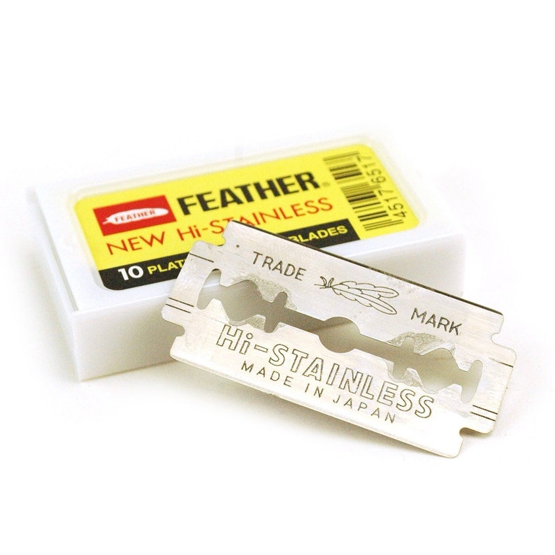 Sale Feather 10 Pack Double Sided Razor Blades Etsy Sale Feather 10 Pack Double Sided Razor Blades Etsy