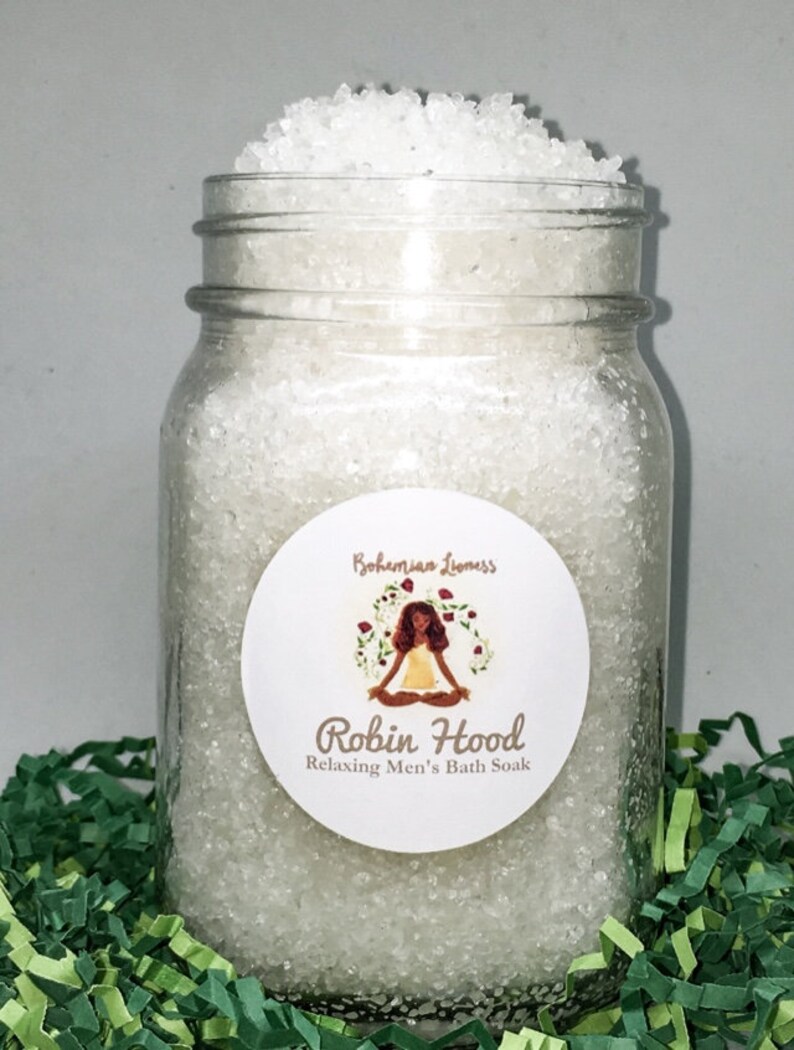Men's Bath Salt Detoxifying Bath Soak Organic Soak for Etsy