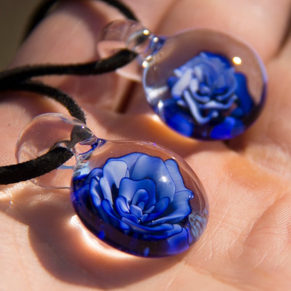 Blown Glass Flowers Etsy