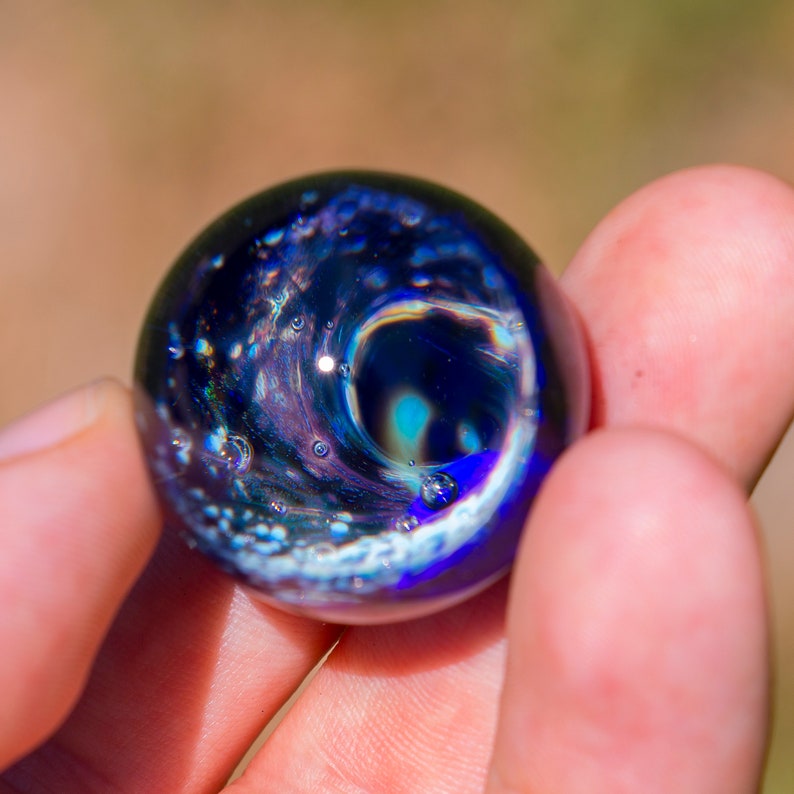 Hand Blown Glass Marbles Art Glass Marble Glass Sphere Etsy