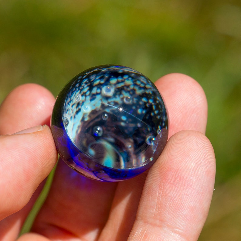 Hand Blown Glass Marbles Art Glass Marble Glass Sphere Etsy