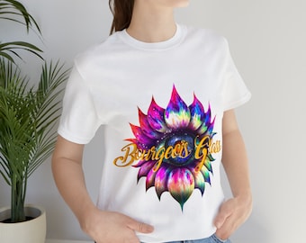 Bourgeois Glass T-Shirt - Unisex Jersey Short Sleeve Tee - Logo T-Shirt - Trippy T shirt - Heady T shirt - Flower Apparel Gift for Daughter