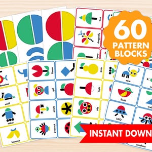 INSTANT DOWNLOAD Montessori Puzzle Activity for Kids, STEM Challenge Cards, Preschool and Kindergarten Learning Game, Toddler Quiet Time.