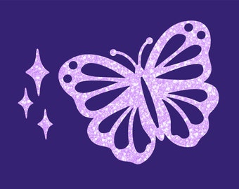 Butterfly SVG Cut File: Birthday Cricut Silhouette (Instant Download)