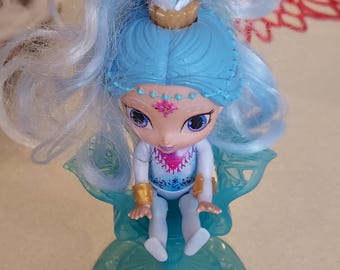 Vintage Fisher Price Princess Layla Doll with Throne