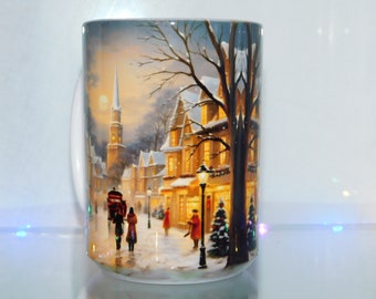 Jumbo Becher 430ml  mit  WinterMotiv