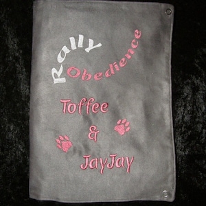 Rally Obedience Performance Card Folder