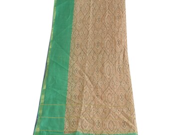 KreatvKraft Vintage Multicolor Long Dupatta Stole Pure Silk Woven Scarves