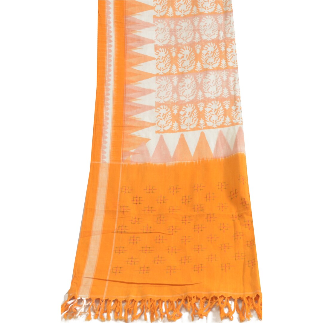 小物 Anokhi Dupatta cotton 240cm saffron Anokhi Dupatta cotton 240cm saffron - メルカリ
