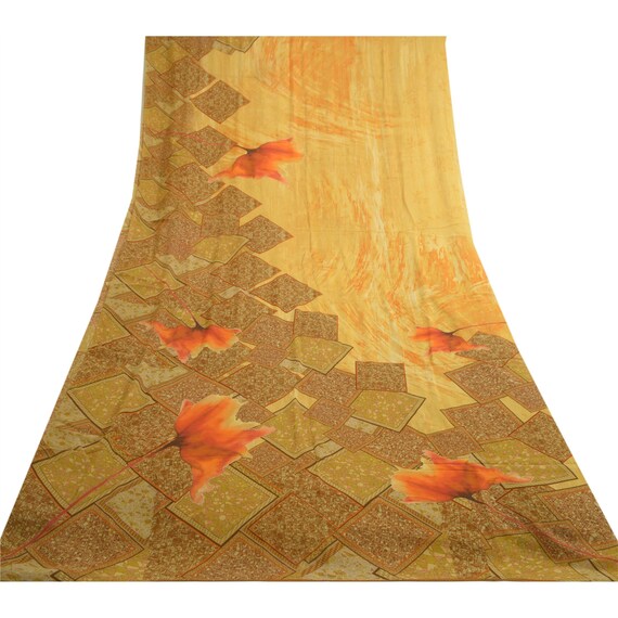 Vintage Rouge 100% Pur Soie Artisanal Sari Vestige 3,7 M Loisirs