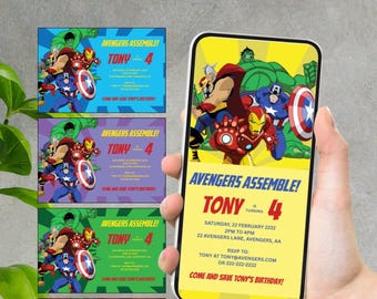Invito AVENGERS - download immediato