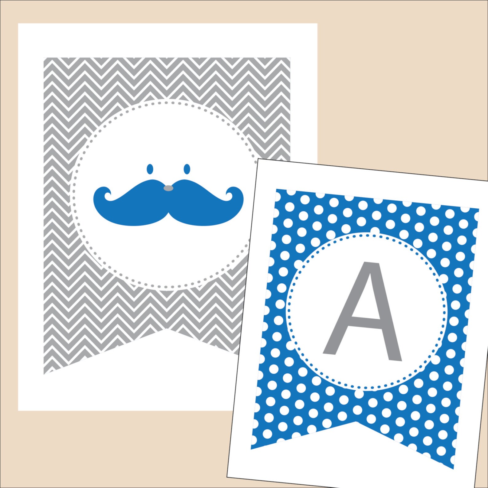Baby Shower/ New Baby Banner ALL LETTERS Instant Download - Etsy