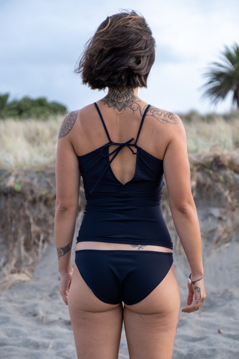 Jacky Tankini Long or Short. Zero Waste. Sustainable Swimwear Designed