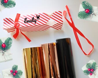 Galletas navideñas personalizadas, cajas de galletas navideñas rojas y blancas para regalar