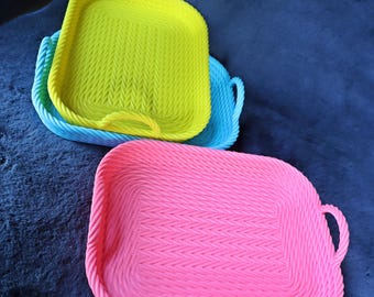 Bandeja de cuerda impresa en 3D, decoración del hogar