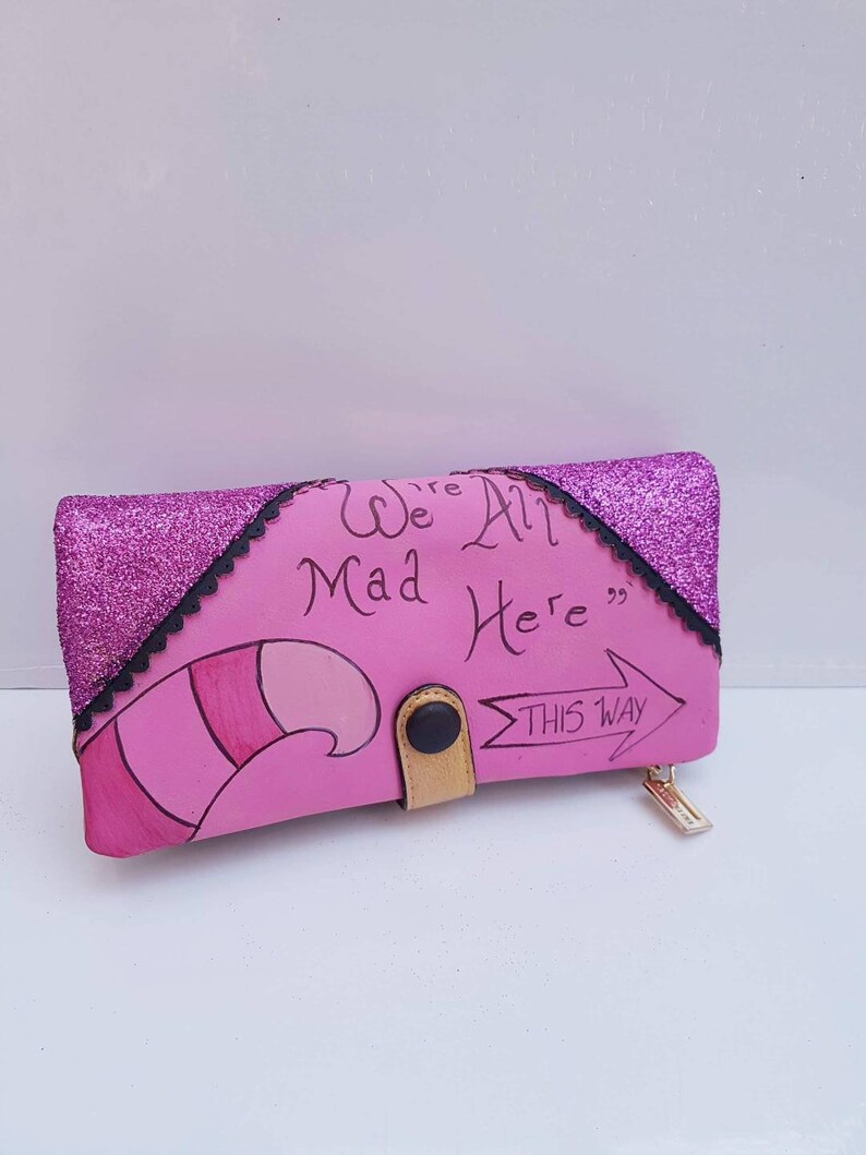 cheshire cat purse