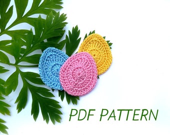 PATTERN crochet egg applique, Only Crochet Pattern PDF Crochet pattern ukraine seller