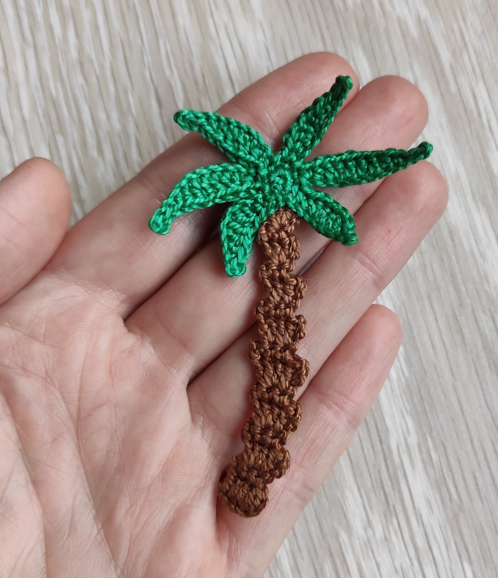 PATTERN Crochet Palm Tree Applique Only Crochet Pattern PDF Etsy