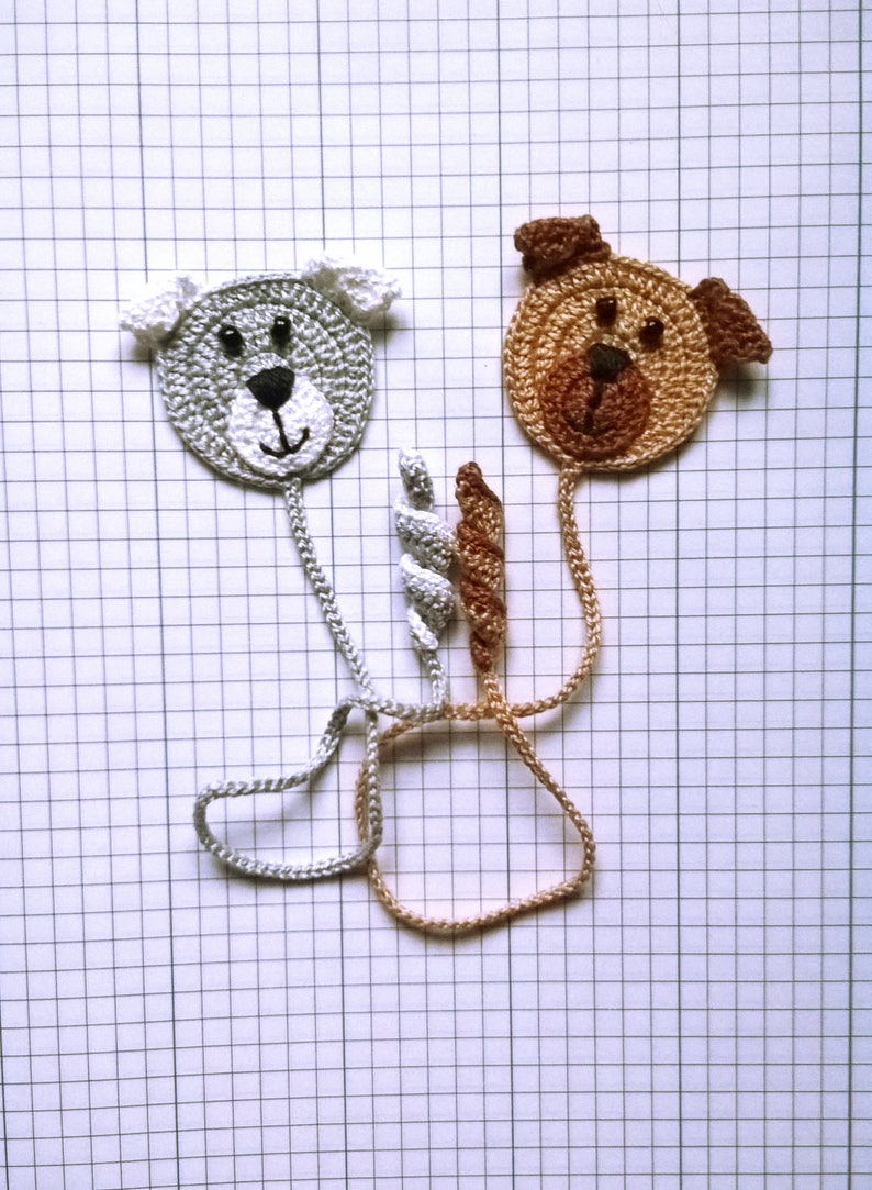 Crochet Bookmark Dog Gift Ideas for Book Lovers Book Lover Etsy