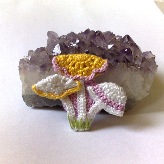 Crochet mushrooms Mushroom Applique Kids Clothing