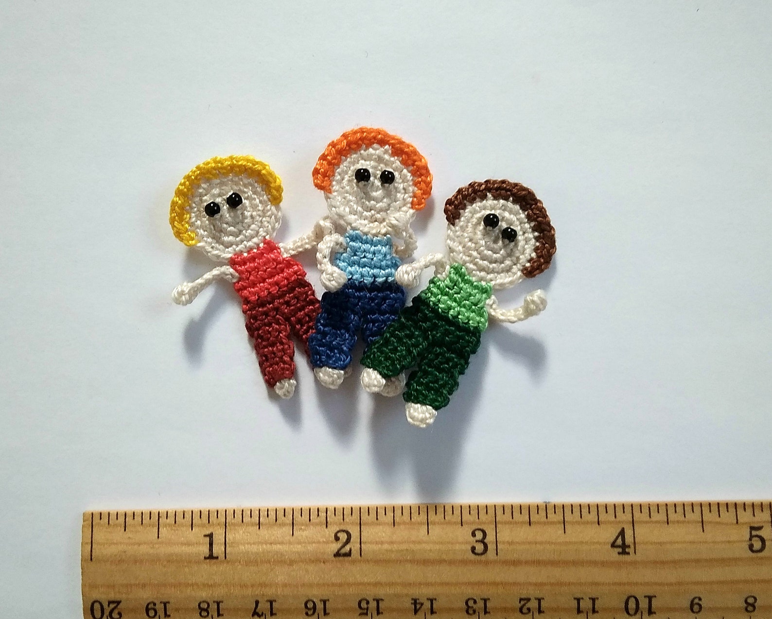 Crochet Boy Applique Design 1pcs Childrens Appliques Baby Boy Etsy