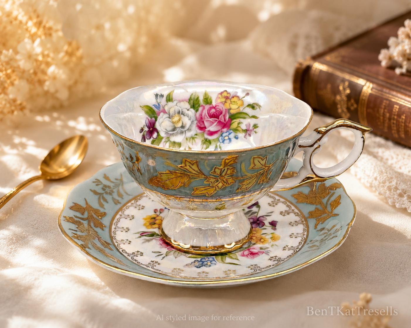 Royal Halsey Tea Cup - Etsy