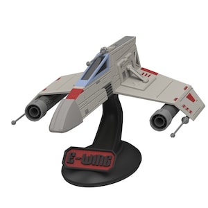 E-Wing Starfighter - Star Wars - STL 3D Print File